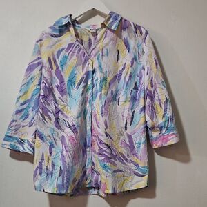 Alia Multicolor Abstract Shirt 16